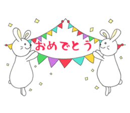 Rabbit Sisters Sticker sticker #8730938