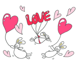 Rabbit Sisters Sticker sticker #8730939