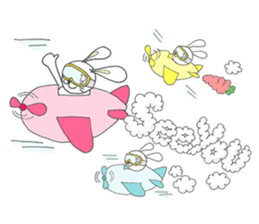 Rabbit Sisters Sticker sticker #8730940