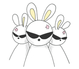 Rabbit Sisters Sticker sticker #8730946