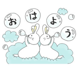 Rabbit Sisters Sticker sticker #8730950