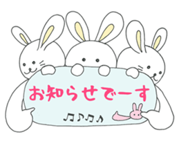 Rabbit Sisters Sticker sticker #8730964
