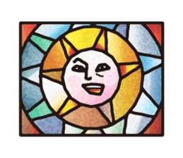 Like a stained glass sticker #8731010