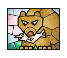 Like a stained glass sticker #8731026