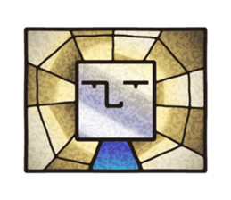 Like a stained glass sticker #8731032