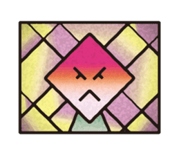 Like a stained glass sticker #8731033