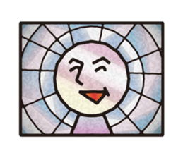 Like a stained glass sticker #8731034