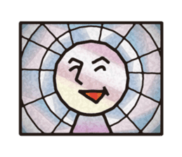 Like a stained glass sticker #8731034
