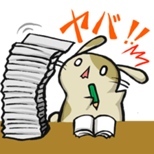 Everyday of rabbit 2 sticker #8731121