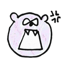Purple Bear sticker #8731651