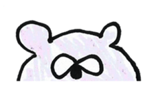 Purple Bear sticker #8731665