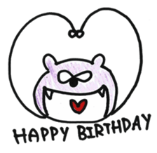 Purple Bear sticker #8731668