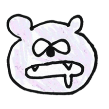 Purple Bear sticker #8731678