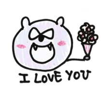 Purple Bear sticker #8731682