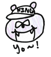 Purple Bear sticker #8731683