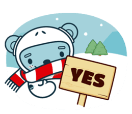 Christmas and Winter with Jokukuma sticker #8731935