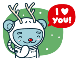 Christmas and Winter with Jokukuma sticker #8731945