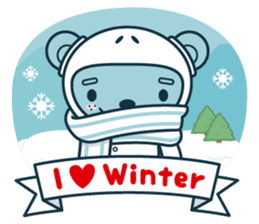 Christmas and Winter with Jokukuma sticker #8731952