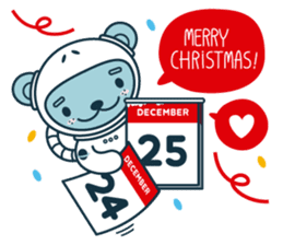 Christmas and Winter with Jokukuma sticker #8731965