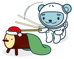 Christmas and Winter with Jokukuma sticker #8731968