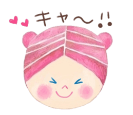 Facial message stamp sticker #8732256