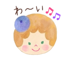 Facial message stamp sticker #8732257