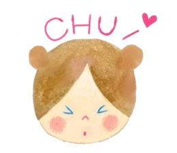 Facial message stamp sticker #8732274