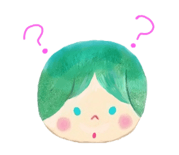 Facial message stamp sticker #8732287