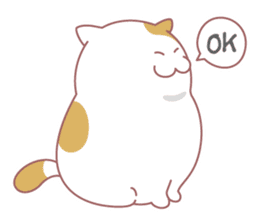Fat cat DEBU sticker #8732546
