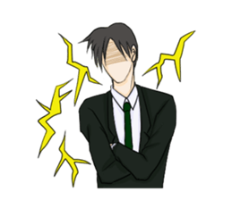 Tsundere seniors sticker #8732903