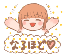 I answer by a heart. sticker #8733006