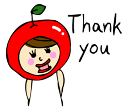 An Apple Girl sticker #8735572