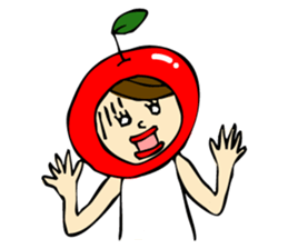 An Apple Girl sticker #8735582