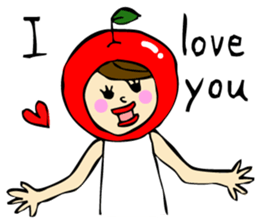 An Apple Girl sticker #8735597