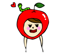 An Apple Girl sticker #8735598