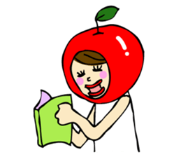 An Apple Girl sticker #8735599