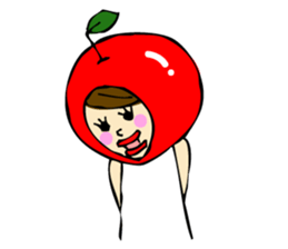 An Apple Girl sticker #8735601