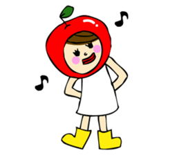 An Apple Girl sticker #8735603