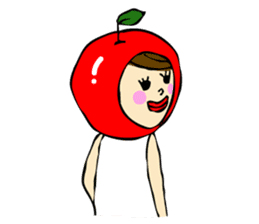 An Apple Girl sticker #8735608