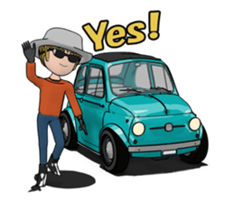 Very cute car! sticker #8737362