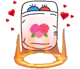 Love of healing red chick passion sticker #8737456