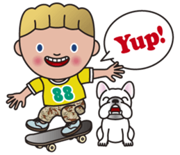 HARRY and NOOY (A Boy and His Dog) sticker #8739150