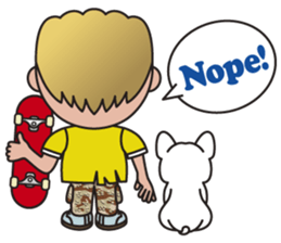 HARRY and NOOY (A Boy and His Dog) sticker #8739151