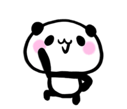 Brush panda part2 sticker #8739619