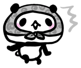 Brush panda part2 sticker #8739620