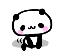 Brush panda part2 sticker #8739629