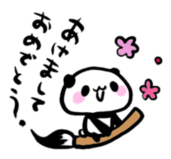Brush panda part2 sticker #8739641