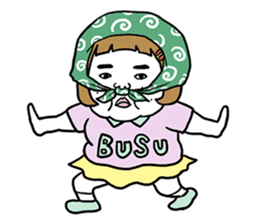 Ugly but charming woman3 sticker #8739779