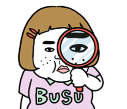 Ugly but charming woman3 sticker #8739780