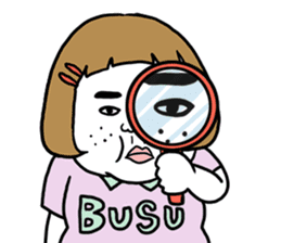 Ugly but charming woman3 sticker #8739780